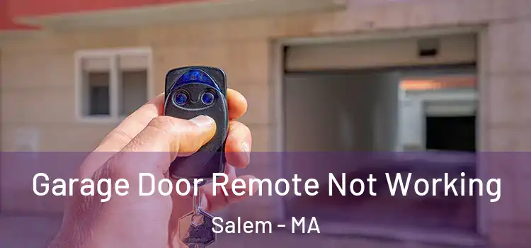  Garage Door Remote Not Working Salem - MA